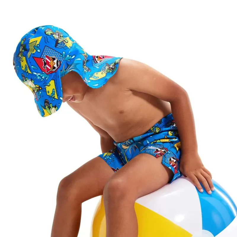 Speedo Toddler Boys LTS 11 Watershort Bondi/Canary/Cherry Pink-6